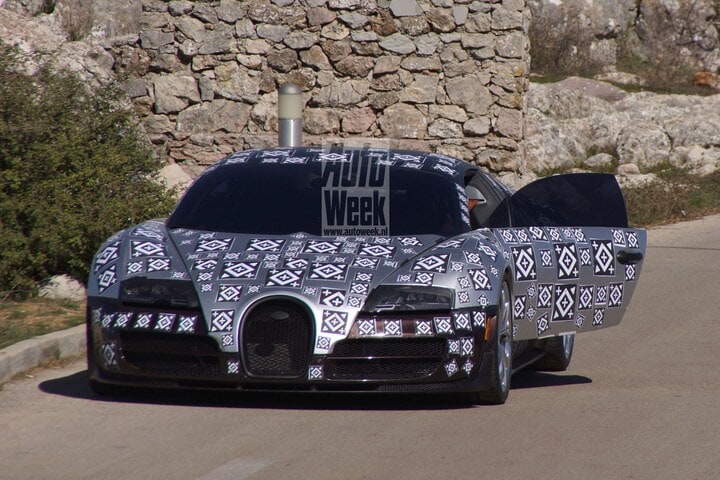 Bugatti Chiron spyshot