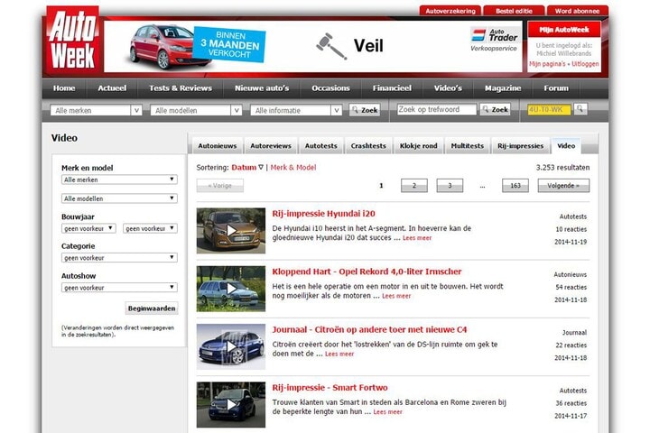 Website AutoWeek