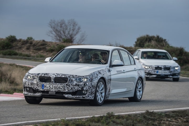 BMW 3-serie plug-in hybride prototype
