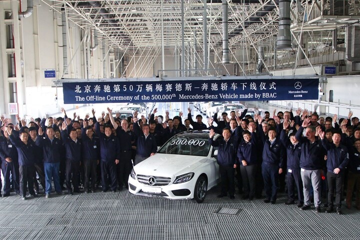 Mercedes productie China