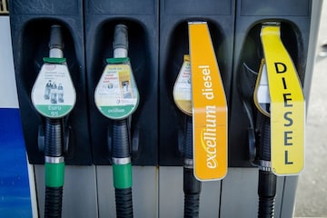 Brandstof benzinepomp (foto ANP)