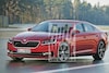 Illustratie Skoda Superb - Larson