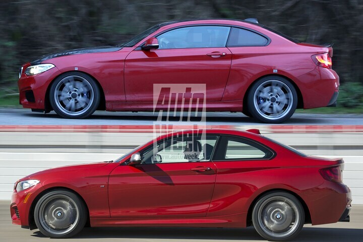 BMW 2-serie mule