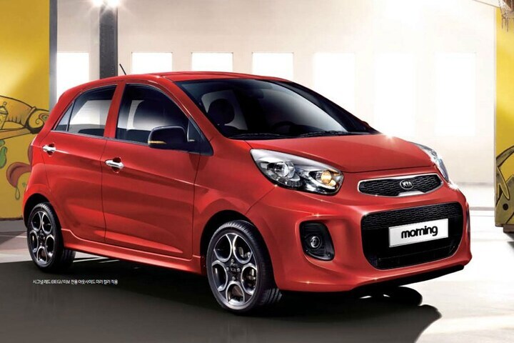 Kia Picanto facelift Korea Morning