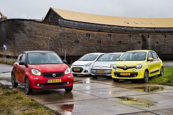 Smart Forfour - Hyundai i10 - VW Up - Renault Twin