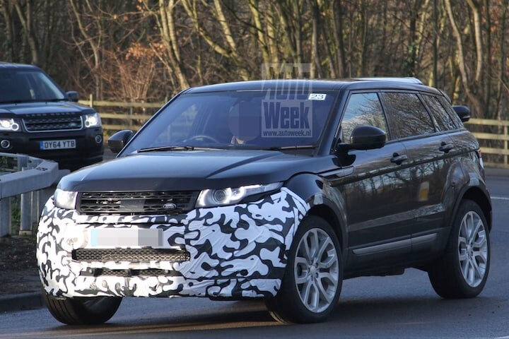 Land Rover Range Rover Evoque facelift spyshots