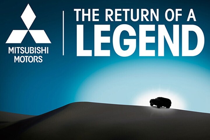 Mitsubishi Pajero teaser