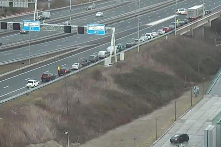 Boete voor rood kruis op A10