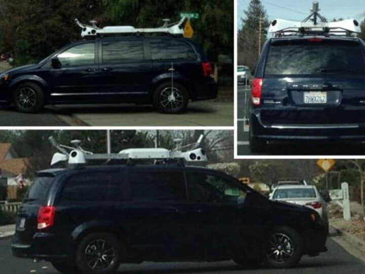 Test-Dodge van Apple
