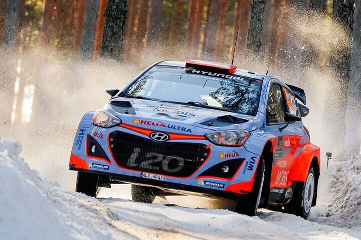 Kevin Abbring rally van Zweden (foto ANP)