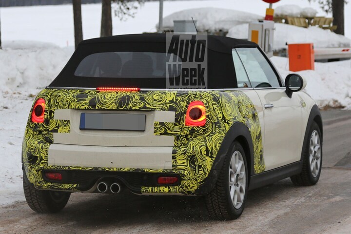 Mini Cabrio spyshot (foto SB Medien)