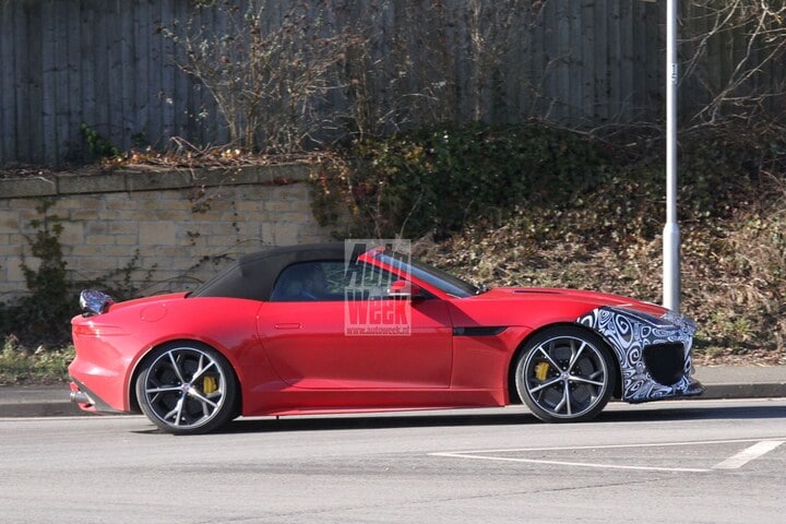 Jaguar F-Type RS spyshot