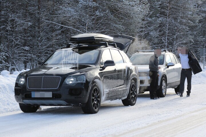 Bentley Bentayga spyshot (foto SB-Medien)