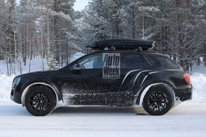 Bentley Bentayga spyshot (foto SB-Medien)