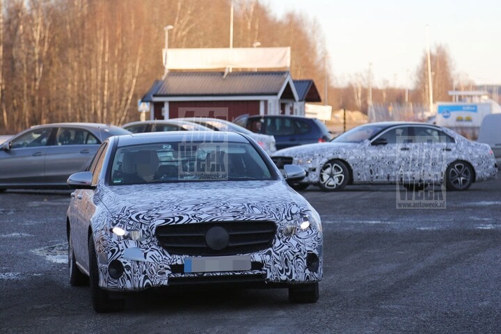 Mercedes E-klasse spyshot