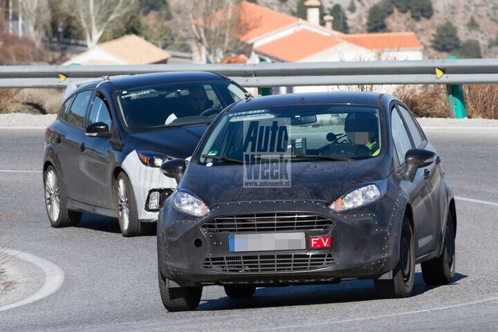 Ford Fiesta mule spyshot