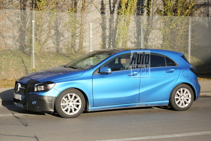 Mercedes-Benz A-klasse spyshot (foto S. Baldauf/SB