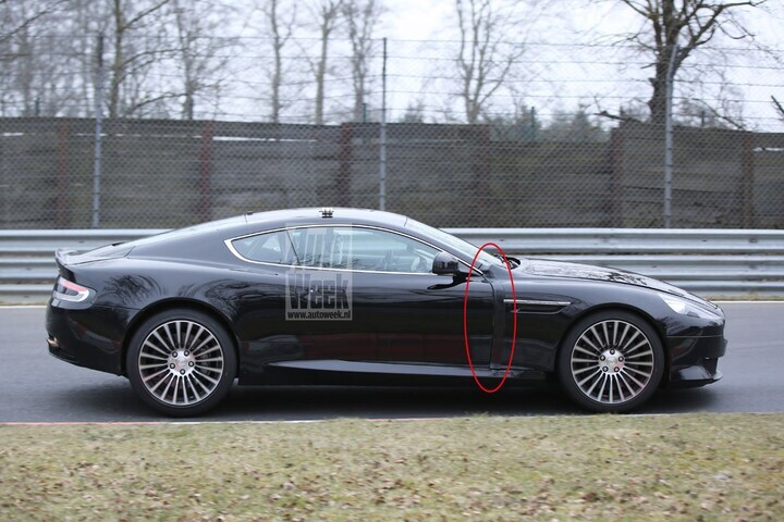 Aston Martin DB9 mule (foto SB-Medien)