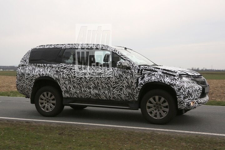 Mitsubishi Pajero spyshots