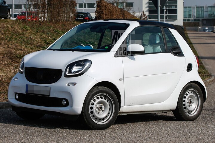 Smart Fortwo Cabrio spyshot (foto SB-Medien)