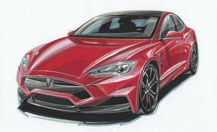 Tesla Model S Larte Design