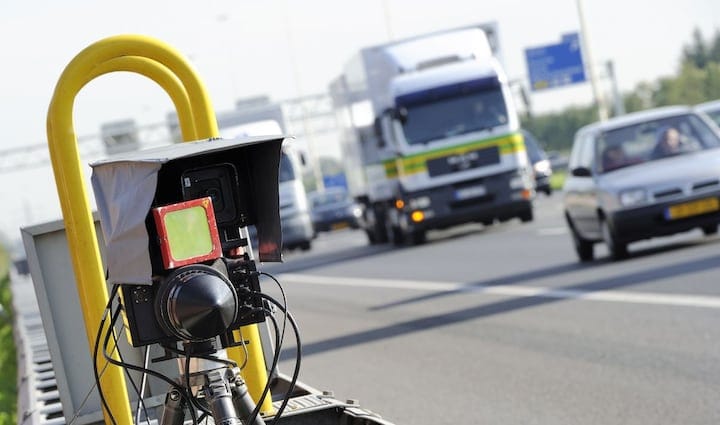 Flitser snelweg (foto ANP)