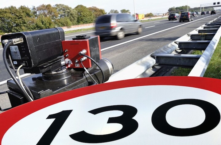 Radarcontrole flitser (foto ANP)