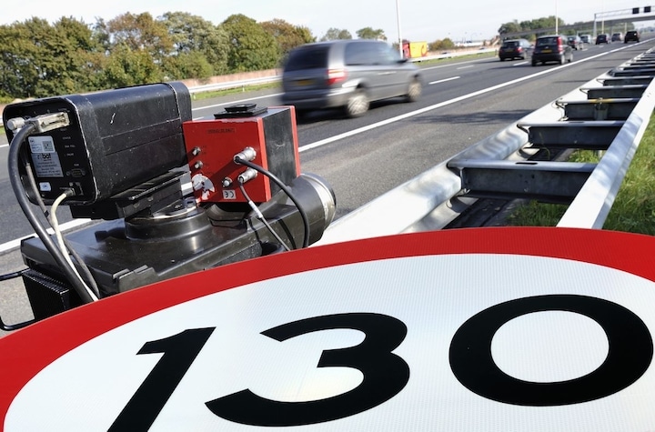 Radarcontrole flitser (foto ANP)