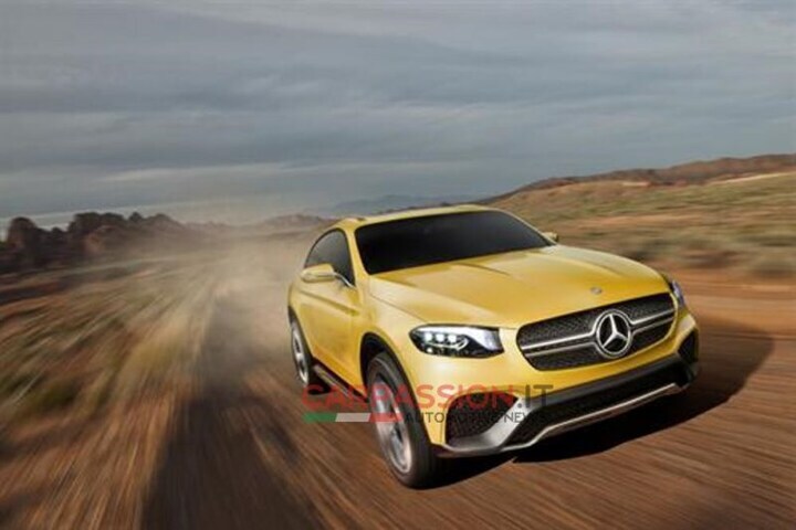 Mercedes GLC Coupé gelekt
