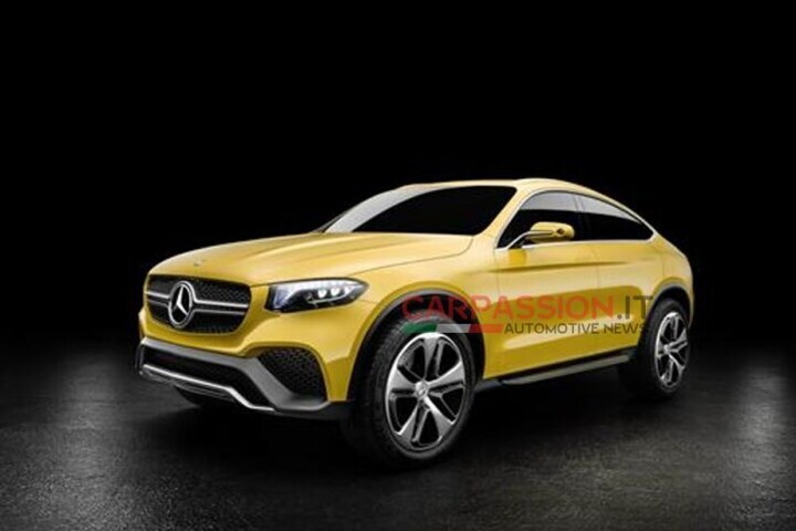 Mercedes GLC Coupé gelekt