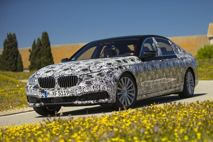 BMW 7-serie beplakt