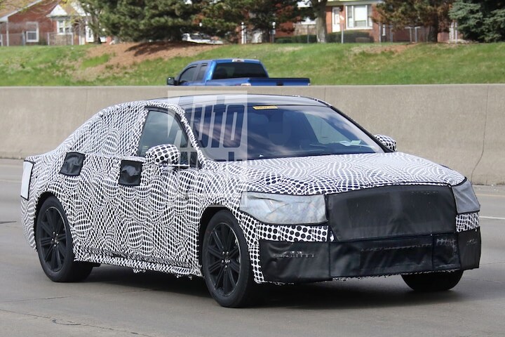 Lincoln Continental spyshots