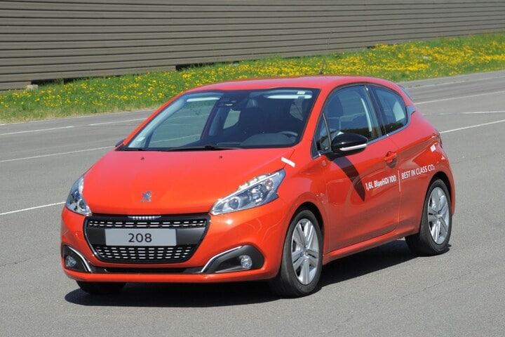 Peugeot 208 1.6 HDi zuinigheidsrecord