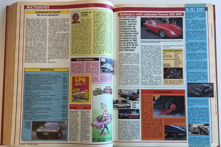 Toen in het nieuws AW 20/1990 Ferrari 250 GTO