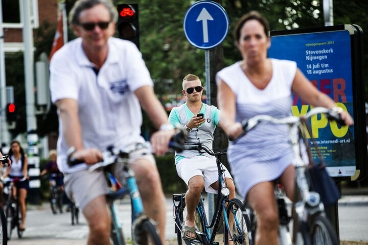 Telefoonfietsers