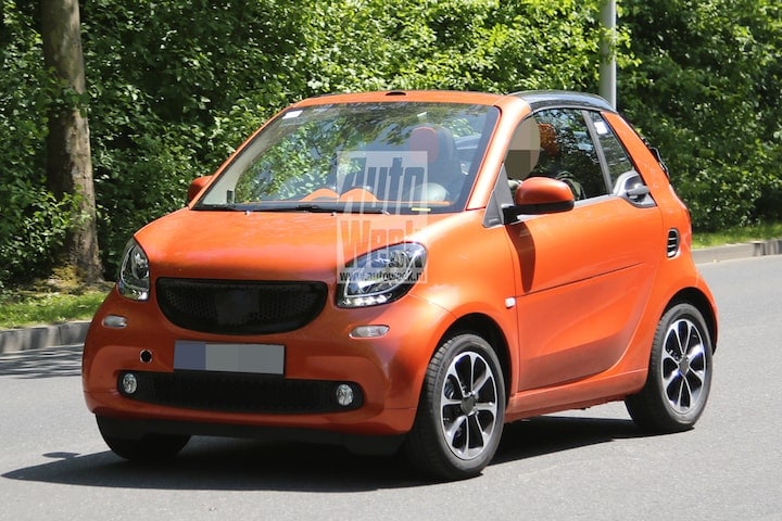 Smart Fortwo Cabrio spyshots