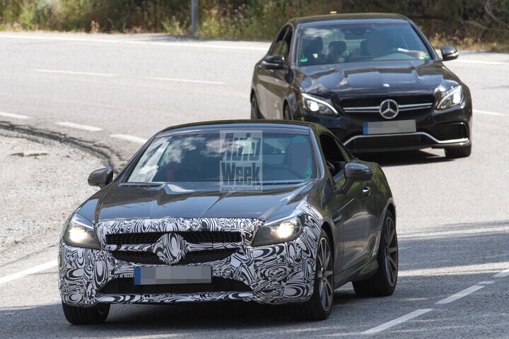 Mercedes-Benz SLC 450 AMG spionage (foto S. Baldau