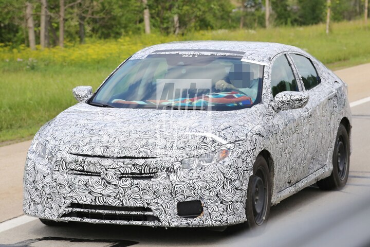 Honda Civic spyshots
