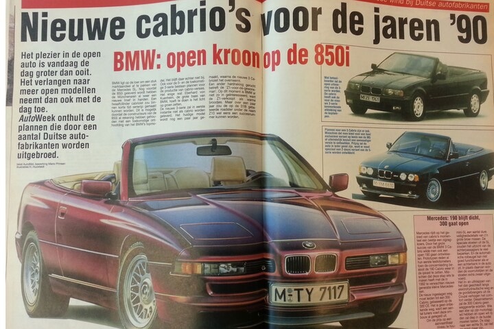 AutoWeek 1990 cabrio's van de jaren negentig