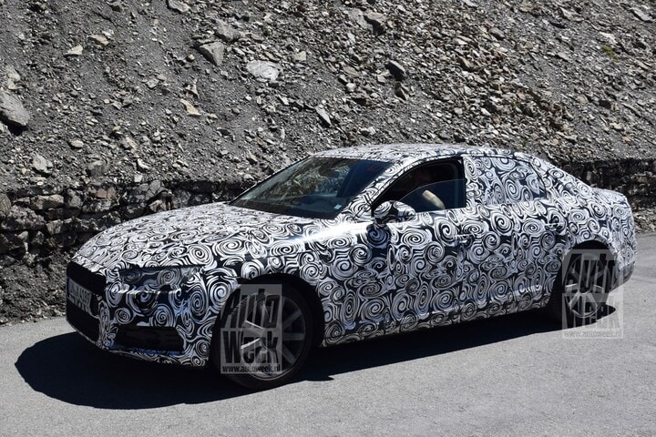 Audi A4 spyshots
