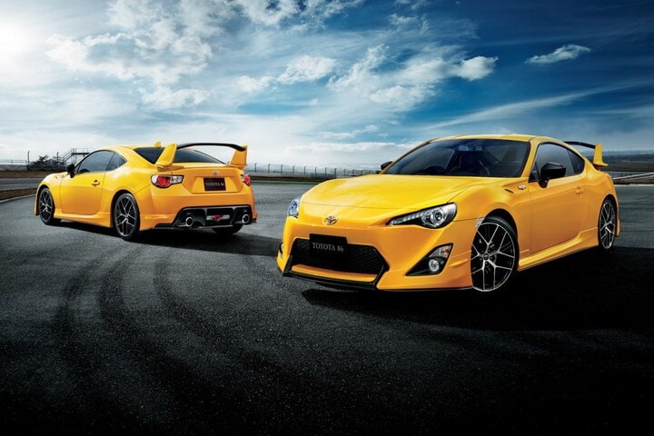 Toyota GT86 Sunrise Yellow