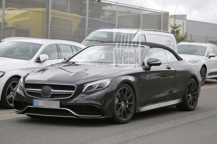 Mercedes S-klasse Cabrio spyshots
