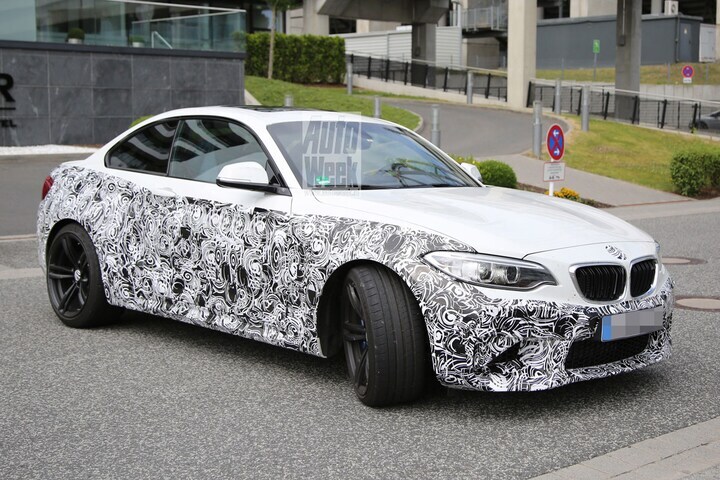 BMW M2 spy shot (foto S. Baldauf)