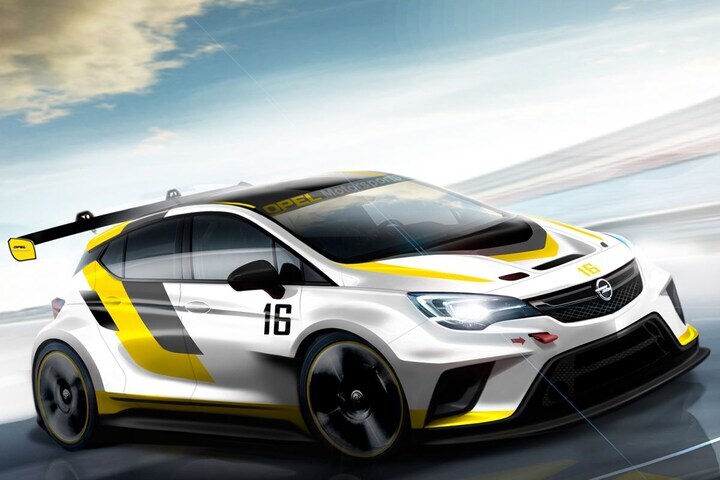 Opel Astra TCR raceauto teaser