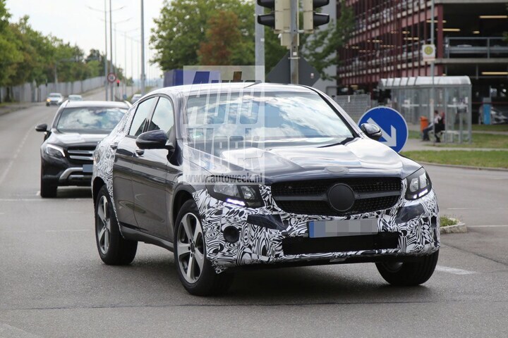 Mercedes GLC-klasse Coupé spyshots