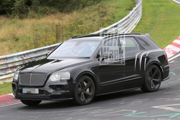 Bentley Bentayga Speed spyshots