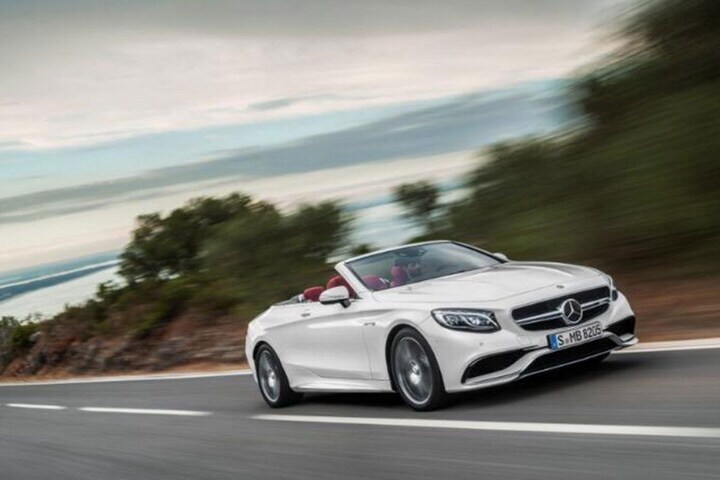 Mercedes S-klasse Cabrio gelekt
