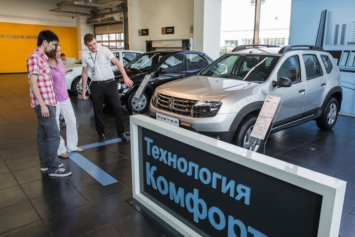 Rusland Renault showroom