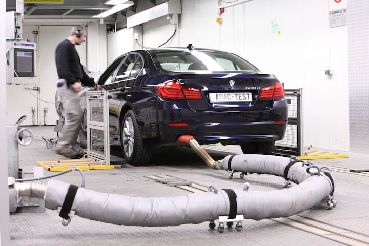 BMW 530d emissietest ADAC