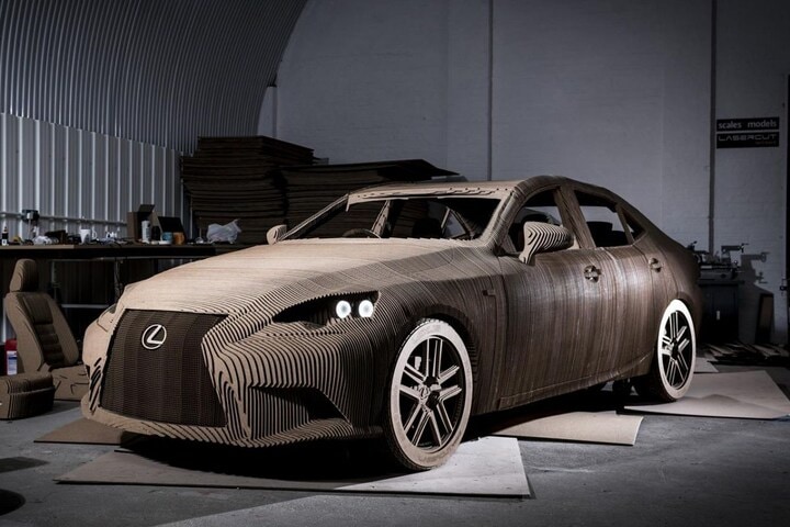 Lexus IS Origami Car